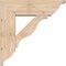 Ekena Millwork Funston Traditional Smooth Bracket w/ Offset Brace, Douglas Fir, 7 1/2"W x 24"D x 24"H BKT0806X24X24FST01SDF - alternate 3